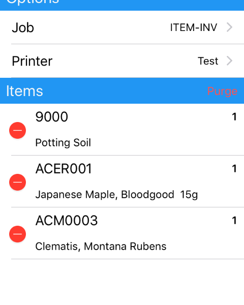 Batch Label Print Screenshot 1