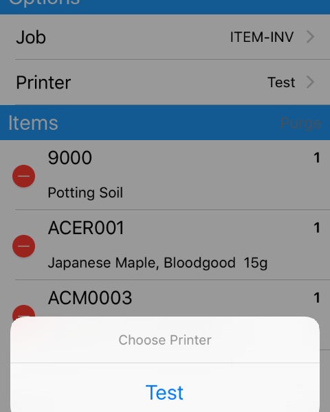 Batch Label Print Screenshot 2