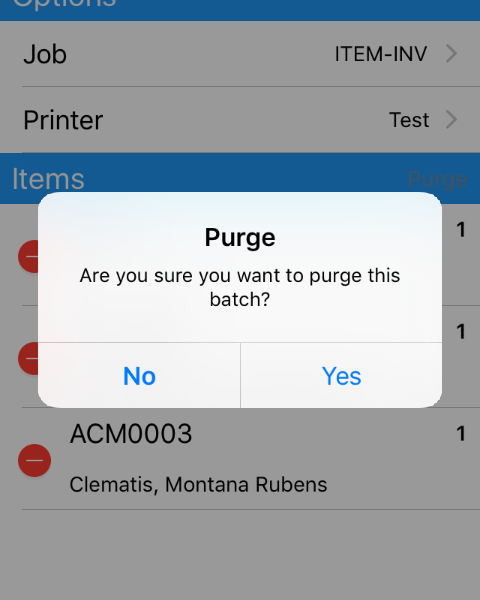 Batch Label Print Screenshot 2