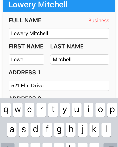 Customer Lookup Screenshot 3