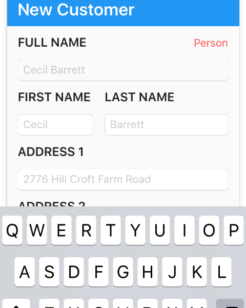 Customer Lookup Screenshot 4